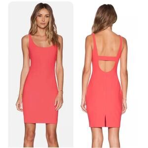 Elizabeth And James Coral Pink Torrance Night Out Sexy Mini Dress Size 8